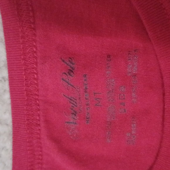 North Pole Trading Co. Red Santa Long Sleeve Top - Picture 2 of 9